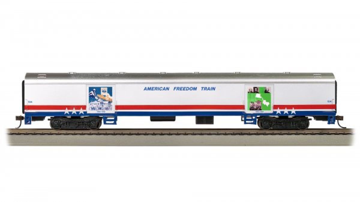 HO EXHIBIT CAR #104 1836-1856 W/Lighted Display