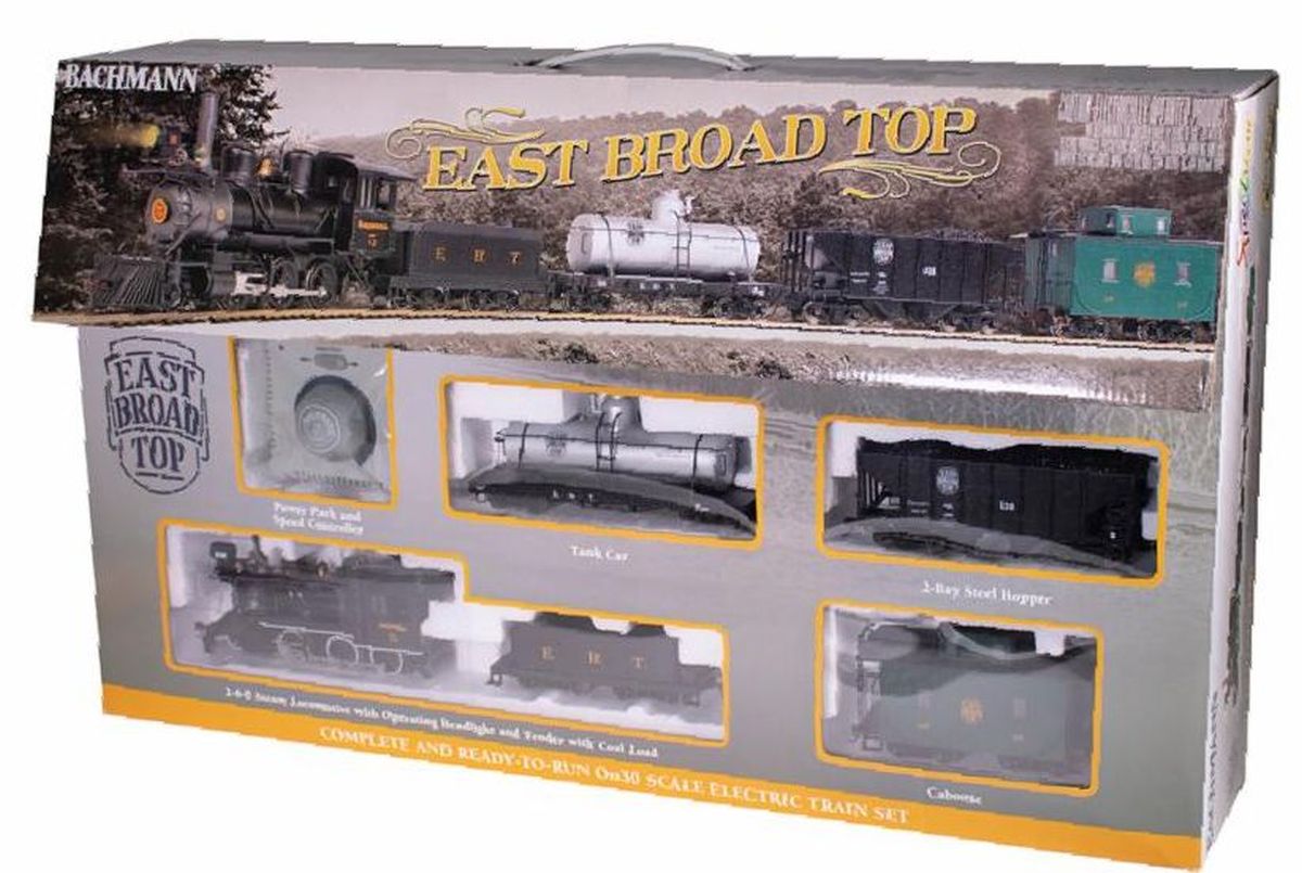 On30 East Broad Top Steam Freight Set/2-6-0