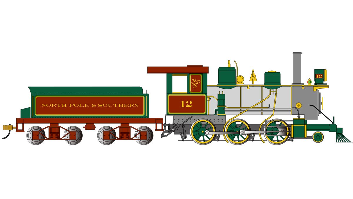 On30 2-6-0 Steam Loco North Pole & SOU #25