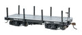 On30 18'  Flatcar Data Only/blk