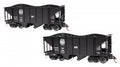 On30 2-Bay Hopper 2pk E.B.T. #807 & #808 (acorn logo)