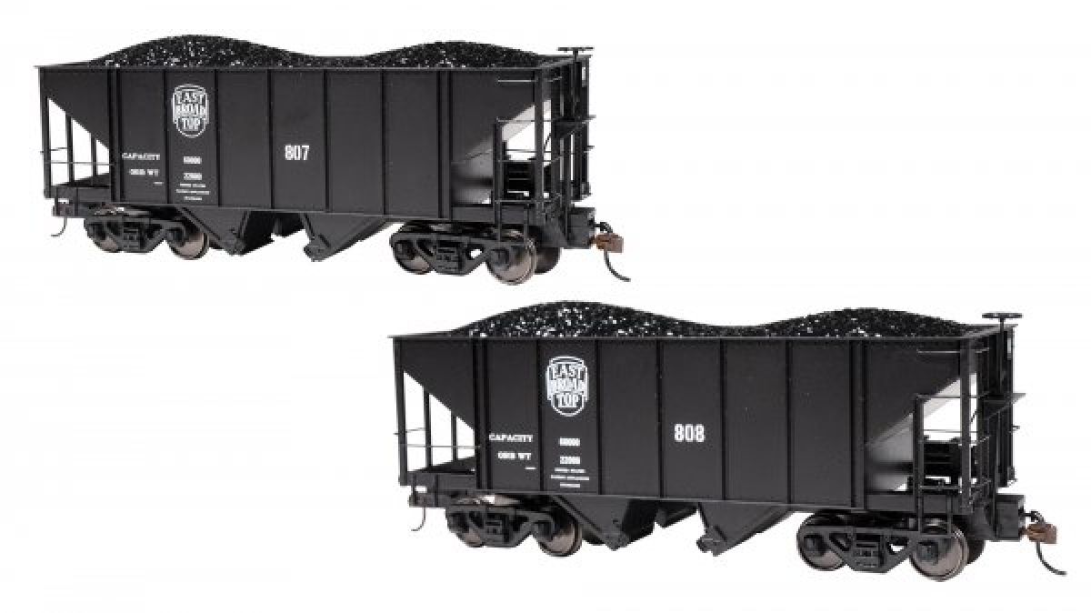 On30 2-Bay Hopper 2pk E.B.T. #807 & #808 (acorn logo)