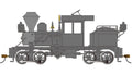 On30 Heisler Steam Loco Painted Unlettered - Black