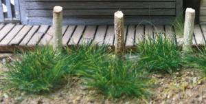 6mm Grass Tufts/Dk.Green/100pc