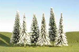 O Pine Trees w/Snow 8''-10''/3pc