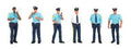 HO Police Squad/6pc