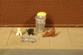 HO Cats w/Garbage Can/6pc