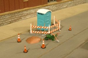 HO Building Site Accessories/9pc
