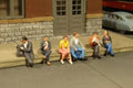 O Seated Platform Passengers/6pc