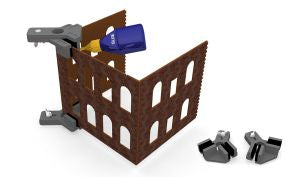 HO Right Angle Hold & Glue Set /2 holders