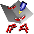 HO Magnetic Adjustable Snap & Glue Set/2 clamps
