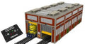 O 2-Stall Modern Engine House w/Motorized Doors