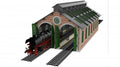 HO Pre-Painted Two Stall Engine House