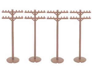 HO Telephone Poles/12pc