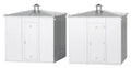 HO Trackside Metal Equipment Sheds/2pk