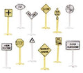 N RR & Street Signs/24pc