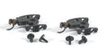 N Roller Bearing Freight Trucks w/o Wheels (12pr/card)