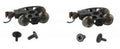 N Roller Bearing Freight Trucks w/Wheels/6pr