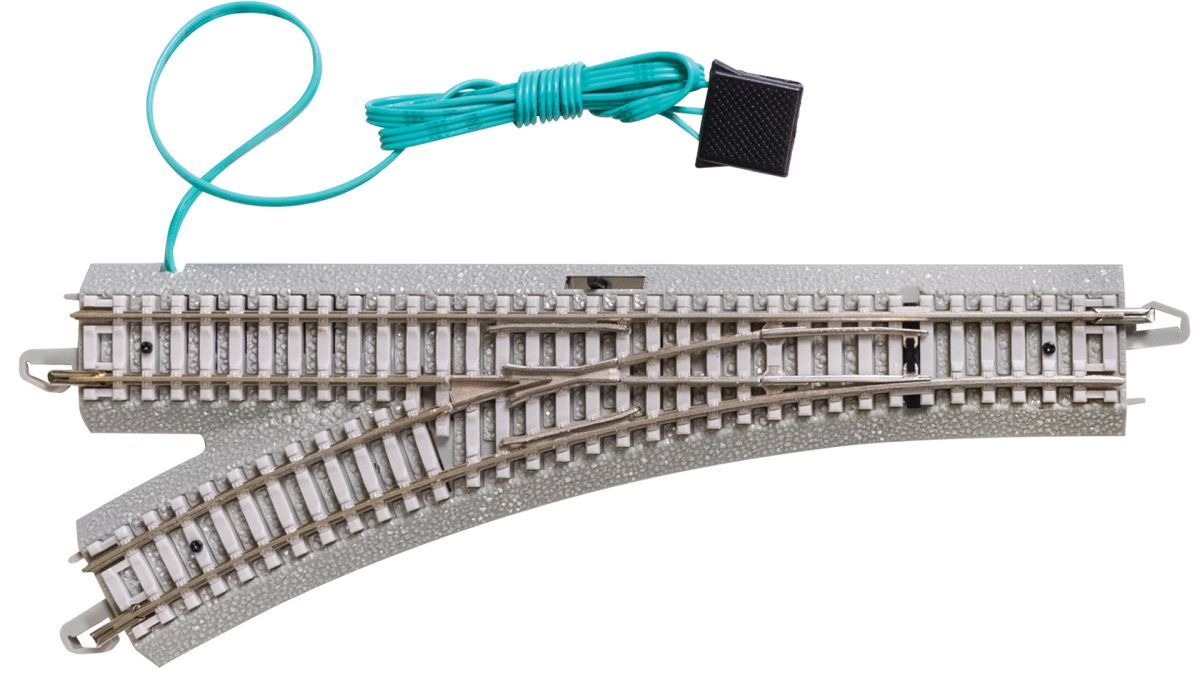 N Concrete Ties Remote Turnout - Left (1/Card)