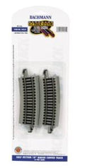 HO EZ Track NS 1/2-18''R/4cd
