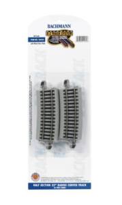 HO EZ Track NS 1/2-22''R/4cd
