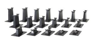 HO EZ Track Graduated Piers/18pc