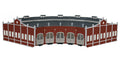 HO 5-Bay Roundhouse w/NS EZ Track