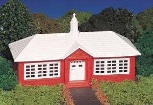 HO Plasticville School House