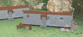 HO Plasticville Railroad Work Sheds/2pc   Railroad Work Sh