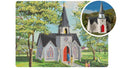 HO Plasticville 75th Anniversary Cathedral