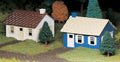 O Plasticville Cape Cod House/2pc