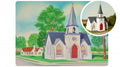 O Plasticville 75th Anniversary Cathedral