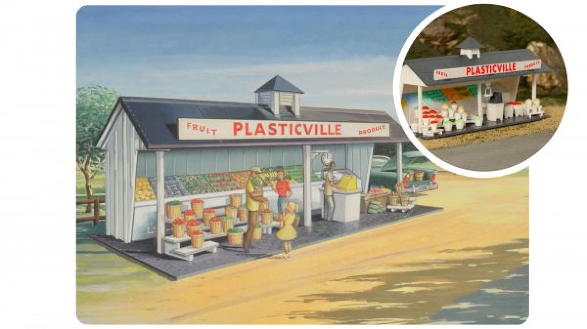 O Plasticville 75th Anniversary Roadside Stand
