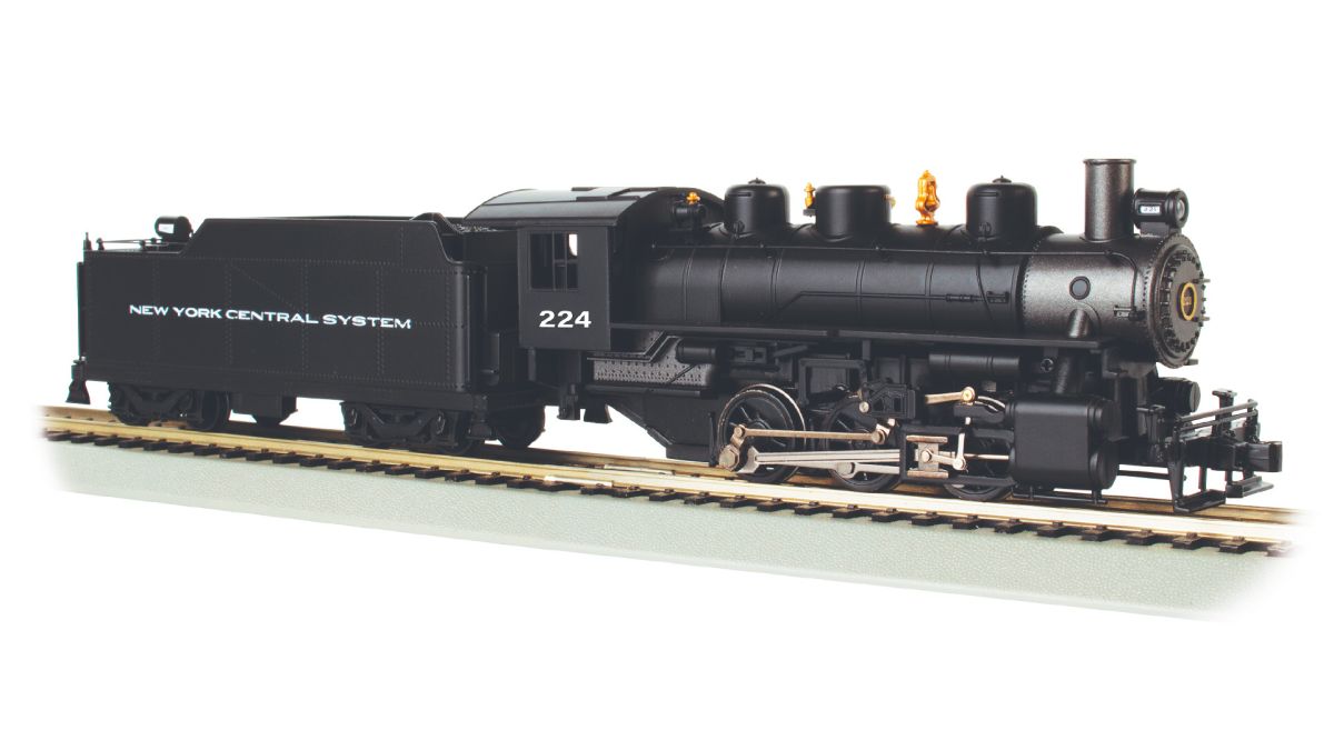HO 0-6-0 Steam Loco w/Tender NYC #224 w/Smoke