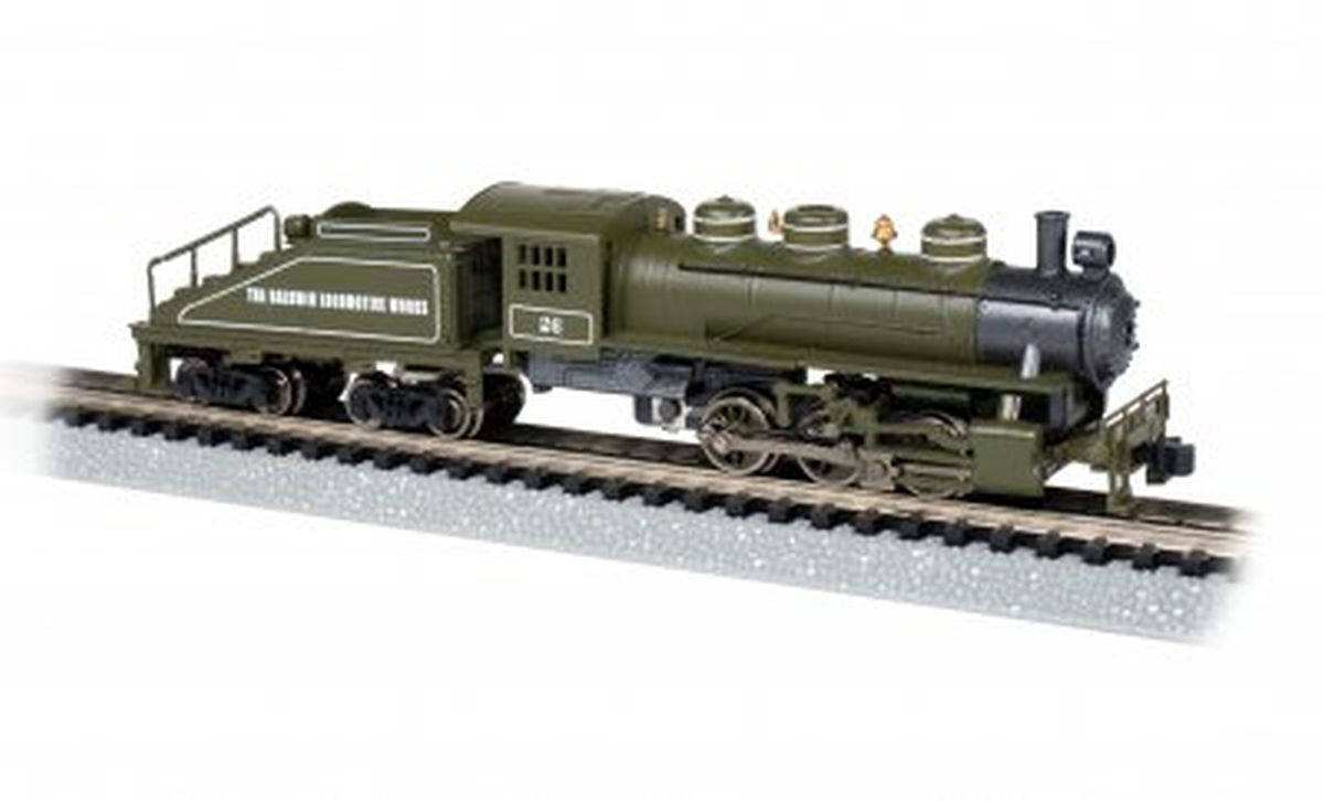 N 0-6-0 Steam Loco w/Tender Baldwin Loco Works #26