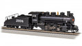 HO 0-6-0 Steam Loco SF #2034 w/Slope Tender/Smoke
