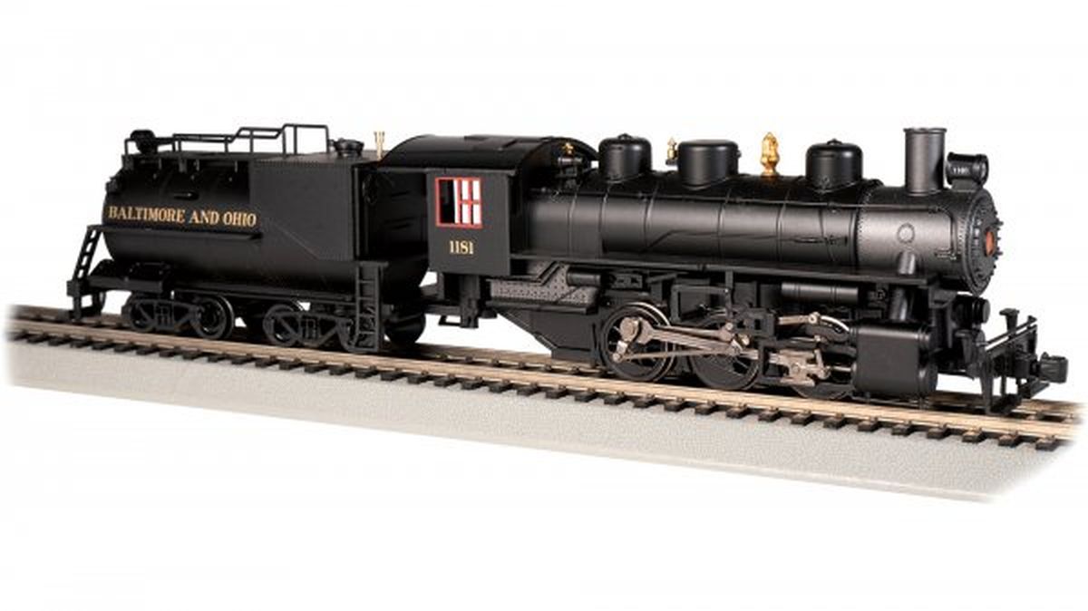 HO 0-6-0 Steam Loco B&O #1181 w/Vandy Tender/Smoke