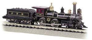 HO 4-4-0 American Steam Loco PRR w/Coal Load/DCC Ready