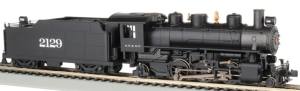 HO 2-6-2 Prairie Steam Loco SF #2129 w/Smoke