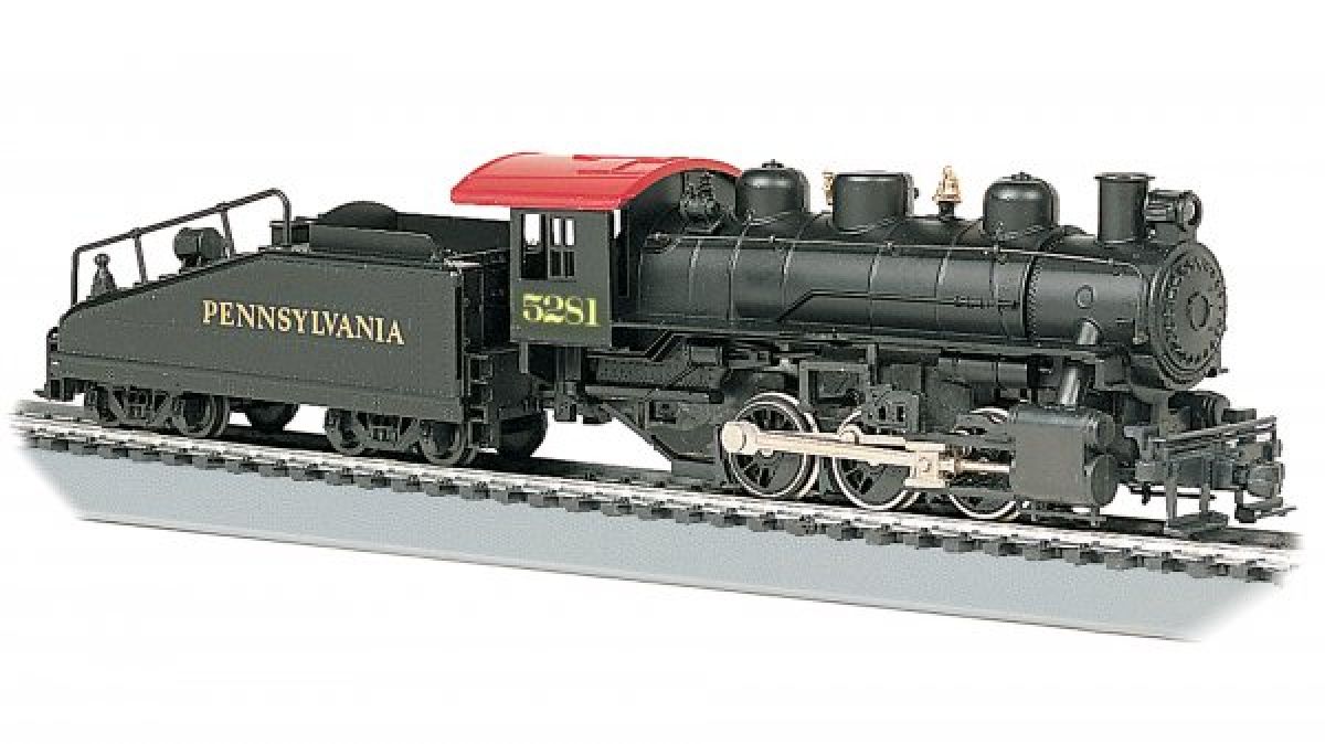 HO 0-6-0 Steam Loco PRR #5281 w/Slope Tender/Smoke/DCC