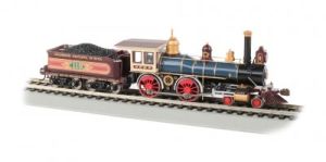 HO 4-4-0 American Steam Loco UP #119 w/Coal Load/DCC Sound