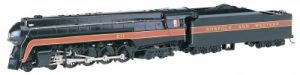 HO N&W J 4-8-4 Steam Loco #611/Railfan/DCC Sound