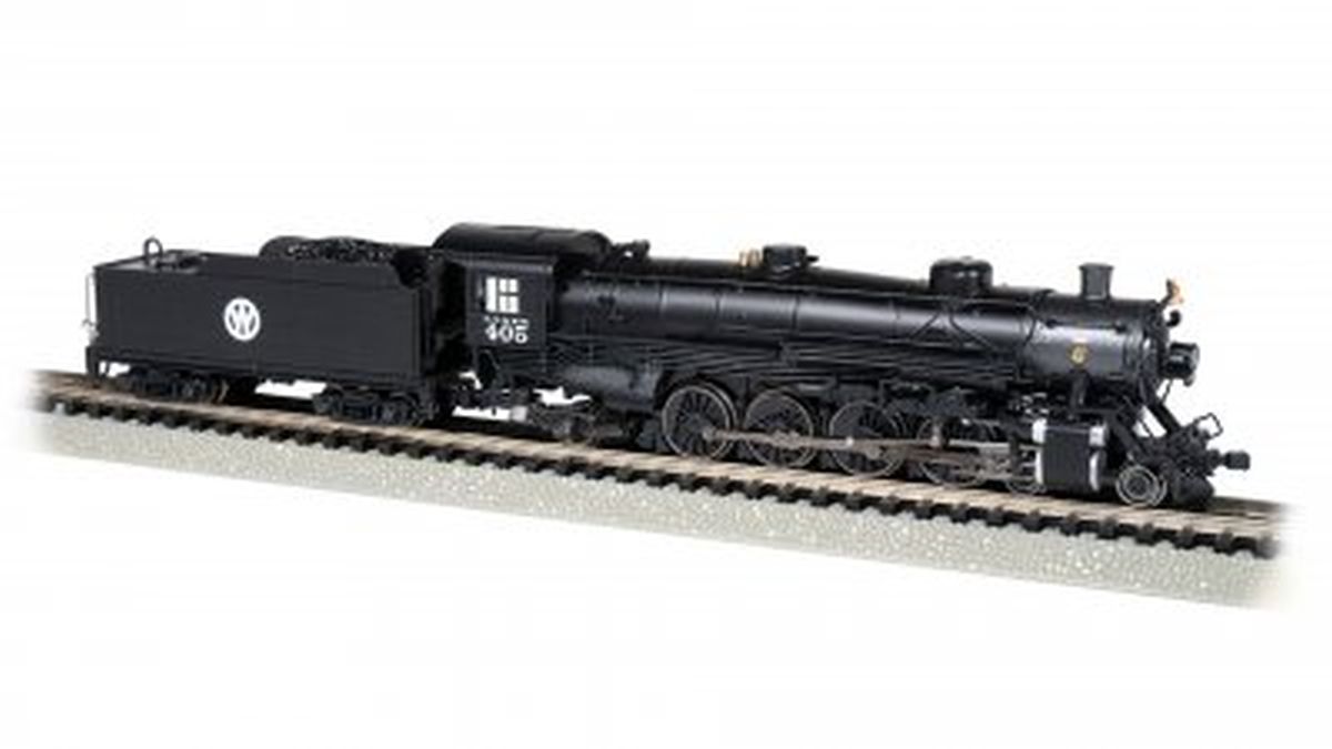 N 4-8-2 Light Mountain Steam Loco NYO&W #405/DCC Sound