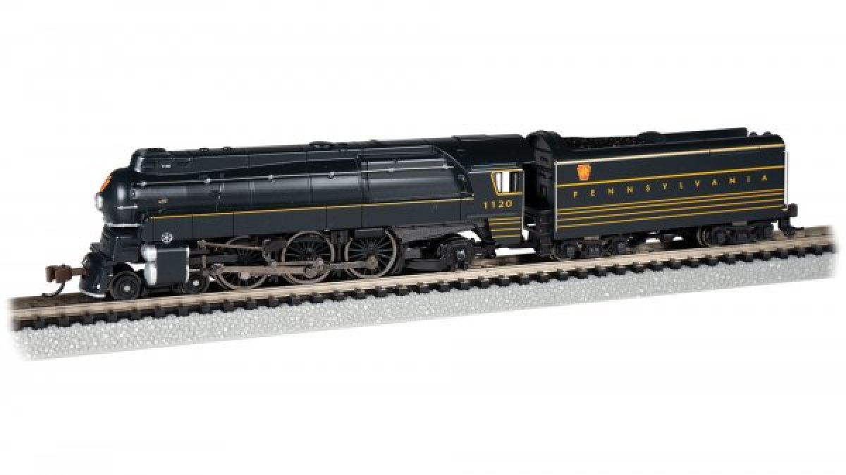 N PRR Streamlined K4 Pacific Steam Loco #1120 DCC Econami So