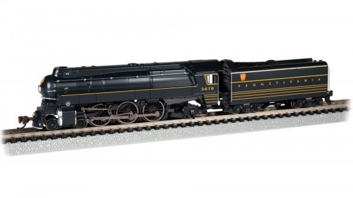 N PRR Streamlined K4 Pacific Steam Loco #3678 DCC Econami So