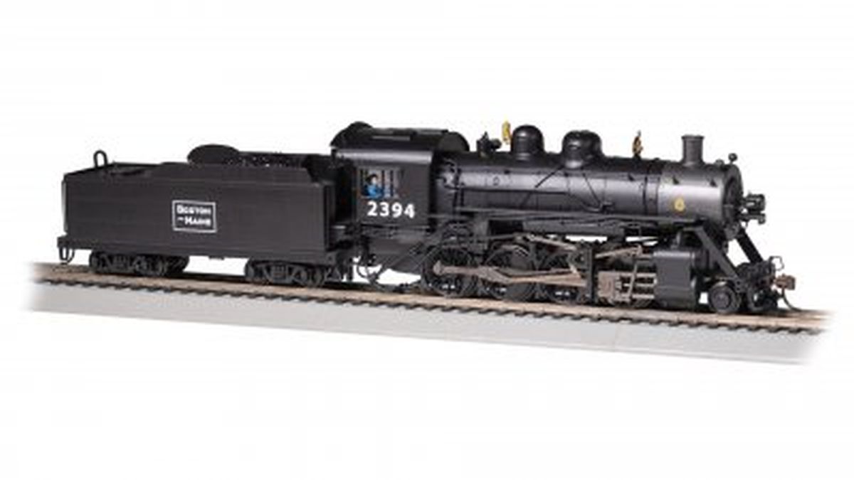 HO 2-8-0 Steam Loco B&M #2394/DCC Sound