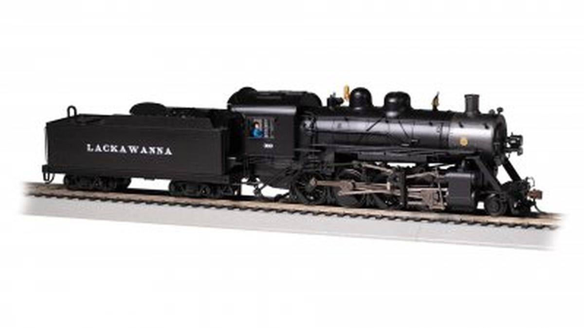 HO 2-8-0 Steam Loco Lackawanna #369/DCC Sound