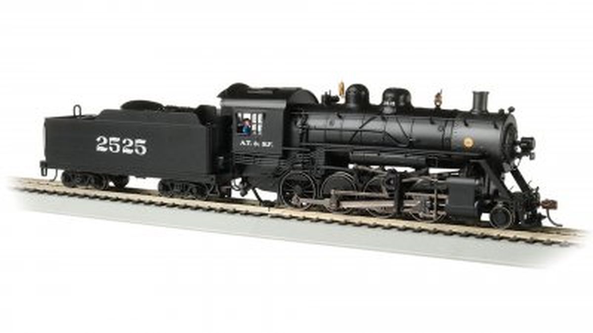 HO 2-8-0 Steam Loco SF #2525/DCC Sound