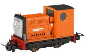 HO TTT Narrow Gauge Rusty Loco (Runs on N Track)