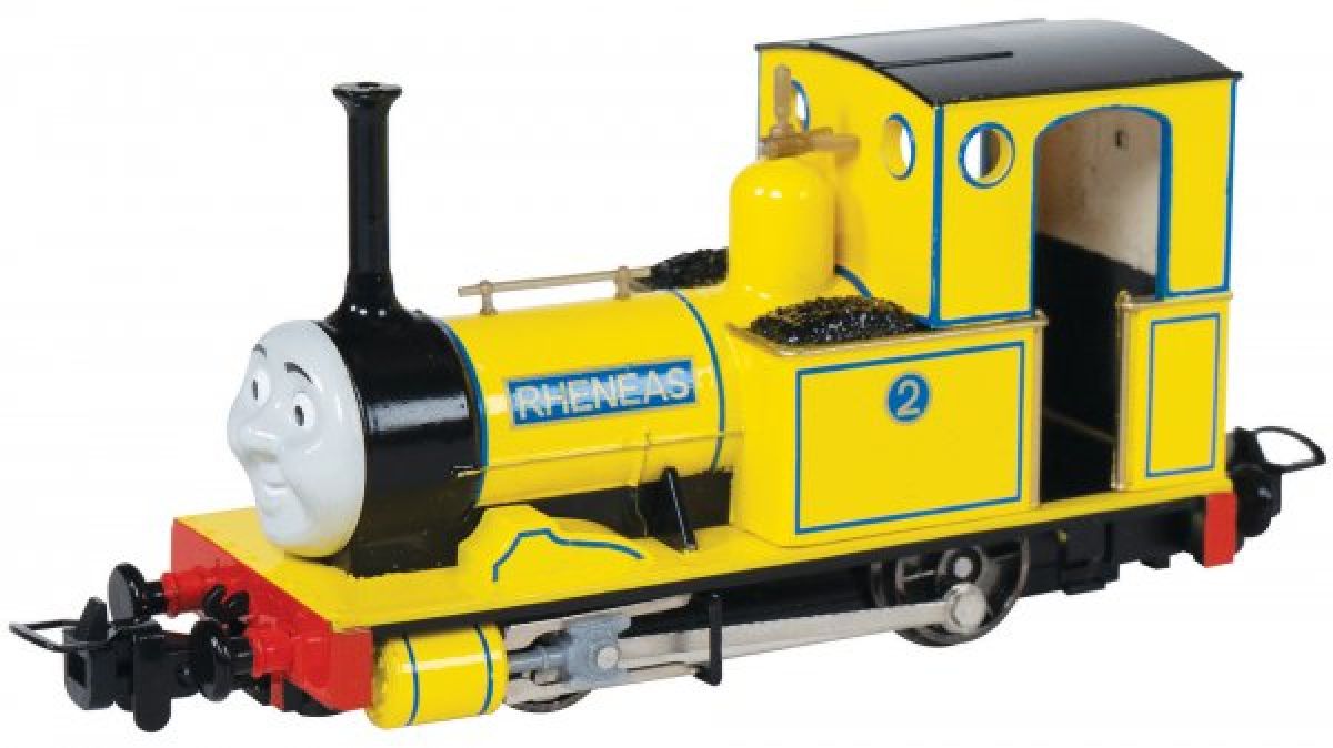 HO TTT Narrow Gauge Rheneas Loco/yel (Runs on N Track